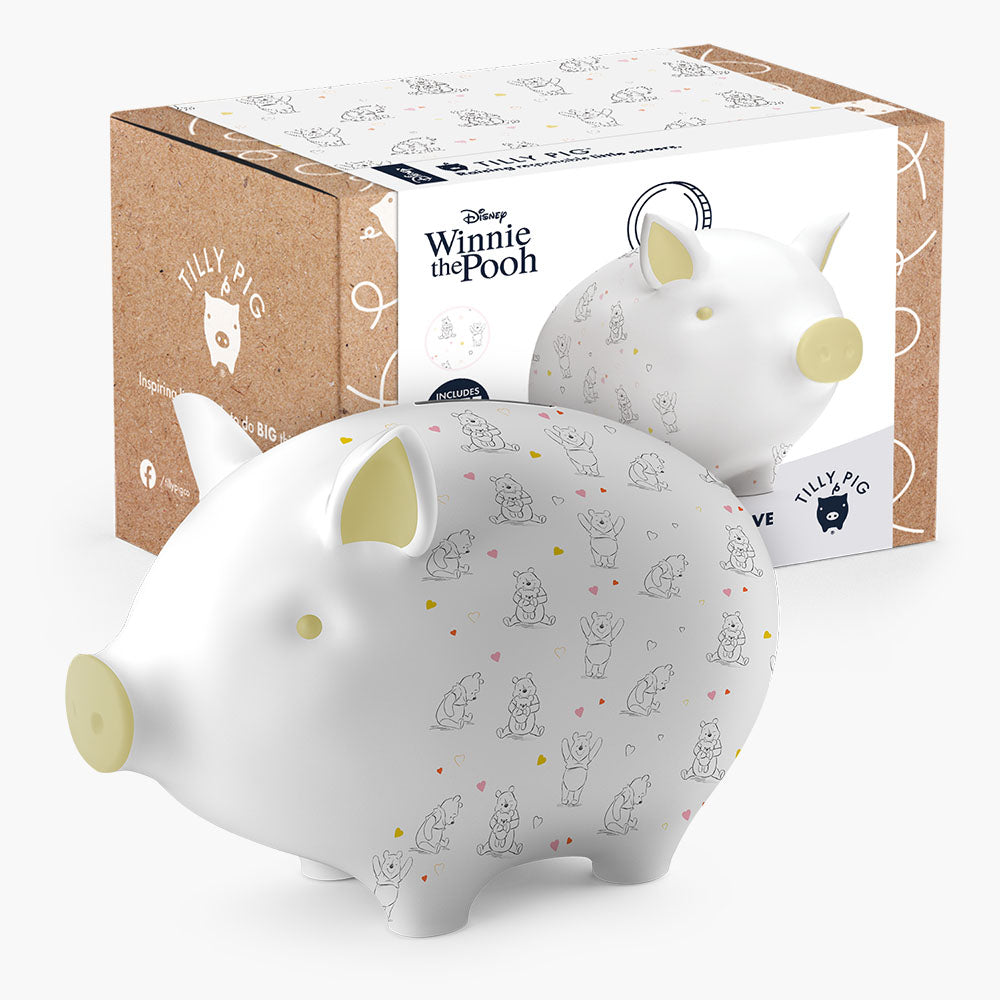 Winnie the Pooh Bear Hugs and Love Piggy Bank