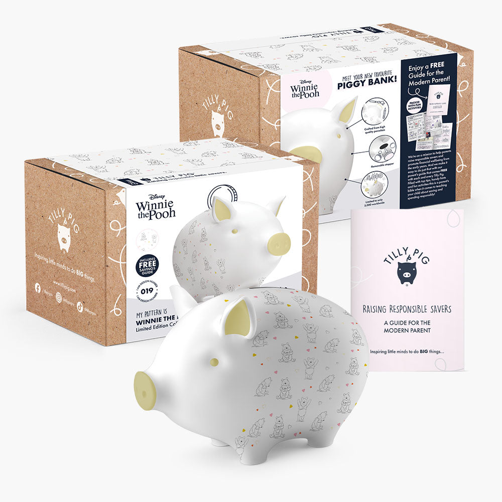 Winnie the Pooh Bear Hugs and Love Piggy Bank