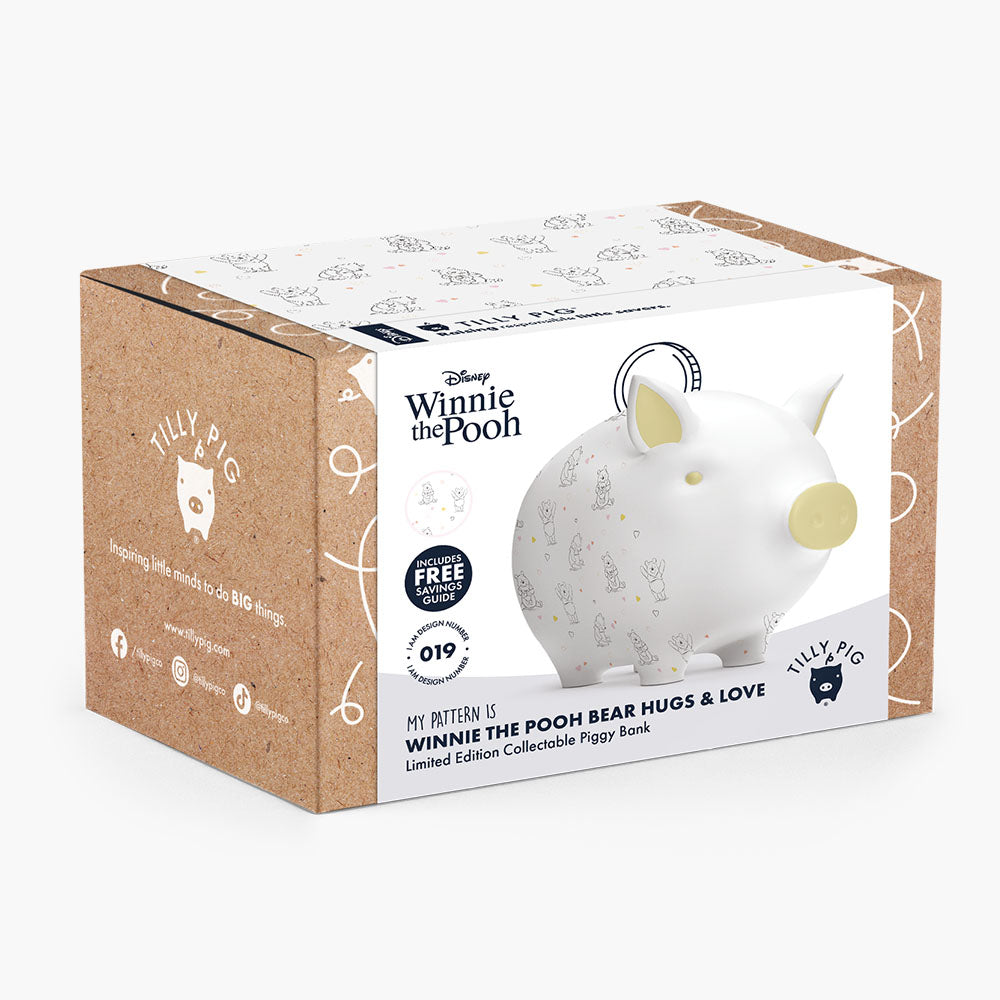 Winnie the Pooh Bear Hugs and Love Piggy Bank