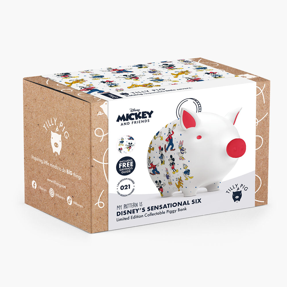 Disney Sensational Six Piggy Bank