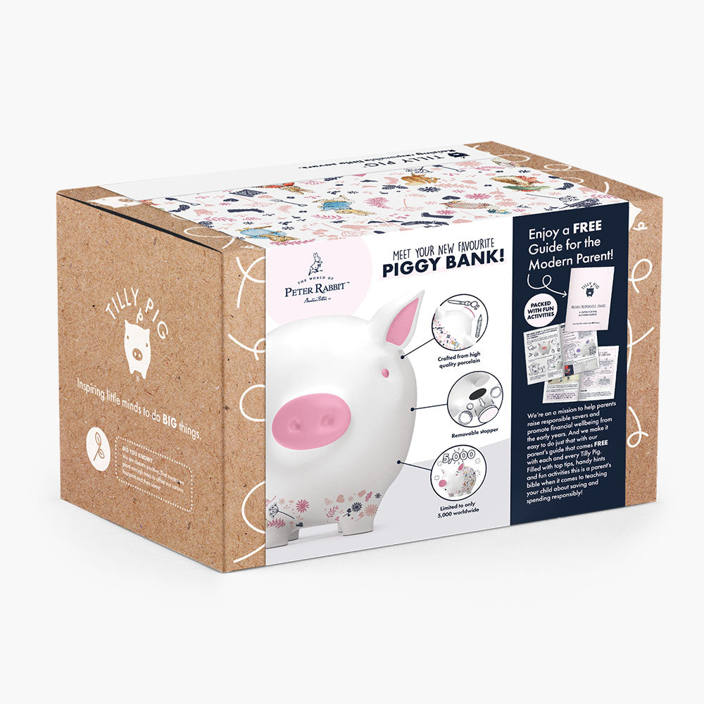 Tilly Pig Peter Rabbit and Friends Pink Piggy Bank
