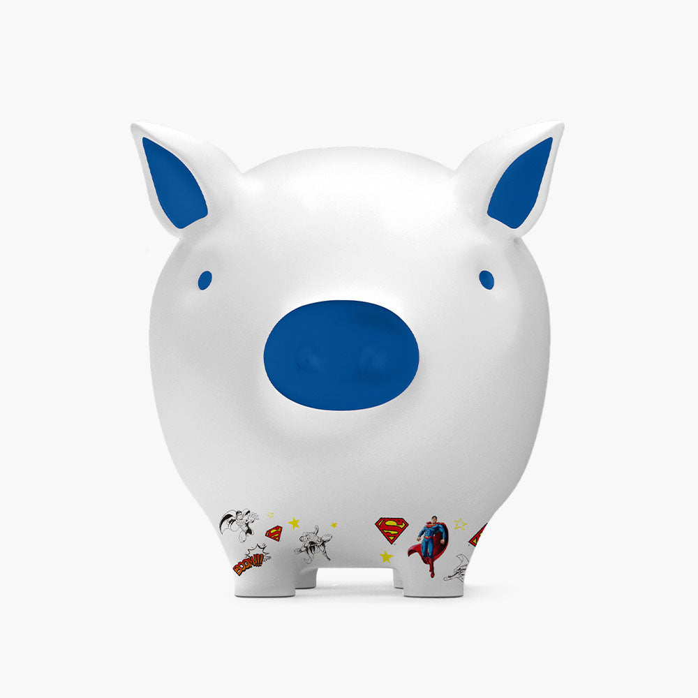 Tilly Pig Superman Piggy Bank