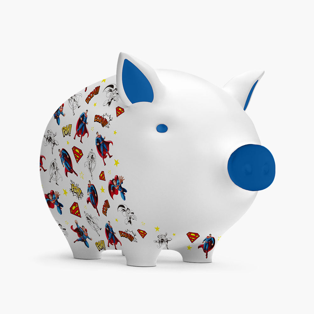 Tilly Pig Superman Piggy Bank
