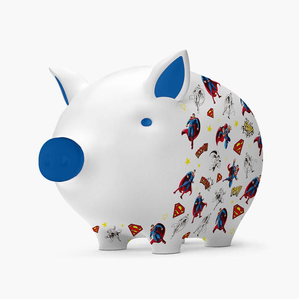 Tilly Pig Superman Piggy Bank