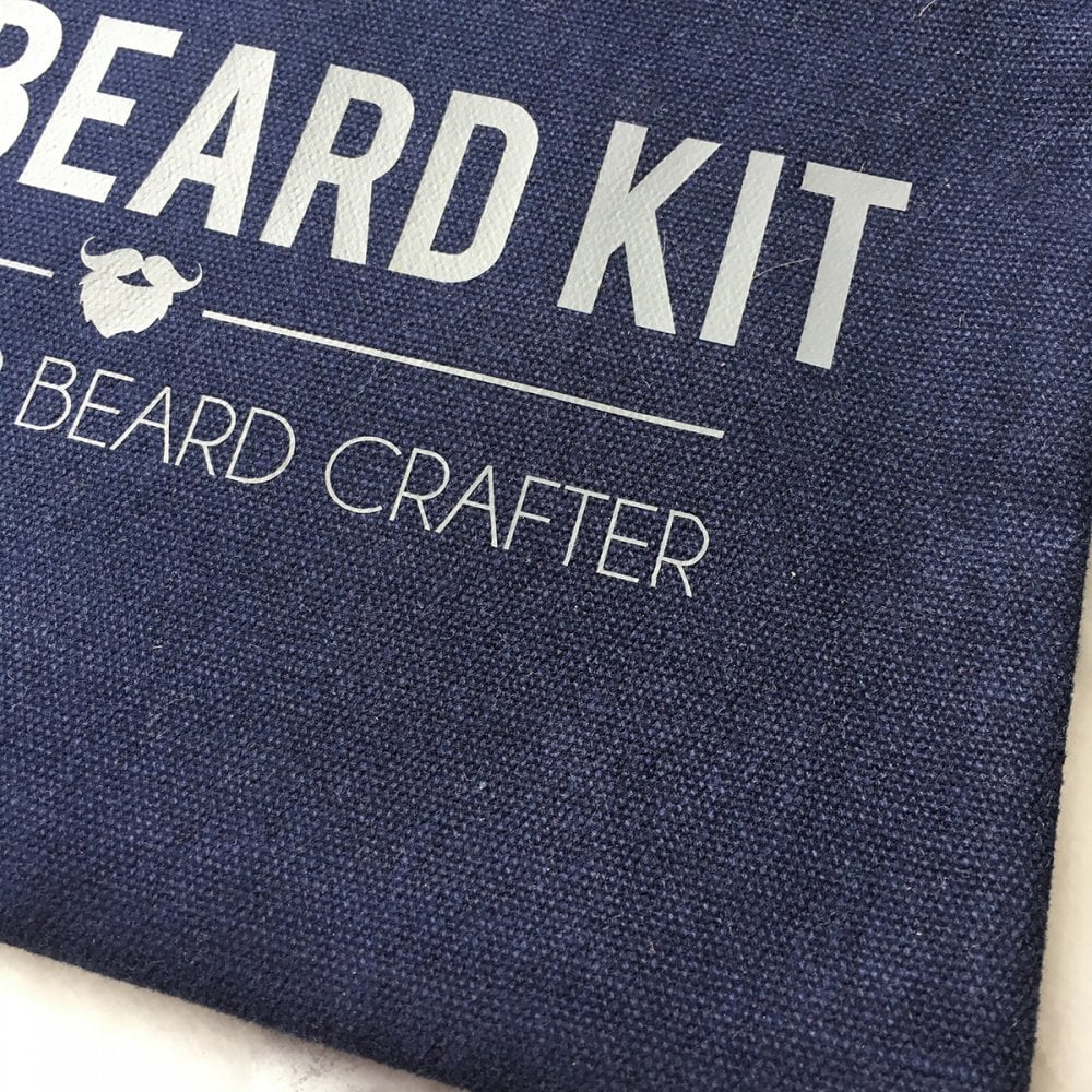 Personalised Beard Style & Care Set in Navy