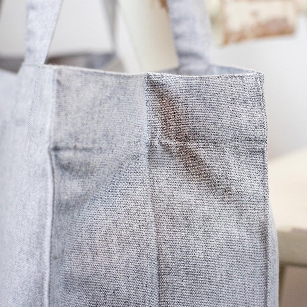 Personalised Recycled Tote Bag in Grey