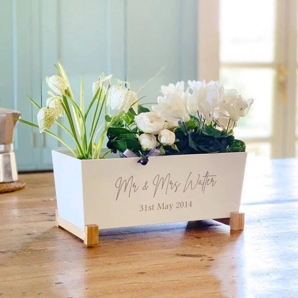 Personalised Enamel Planter