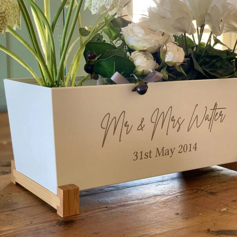 Personalised Enamel Planter