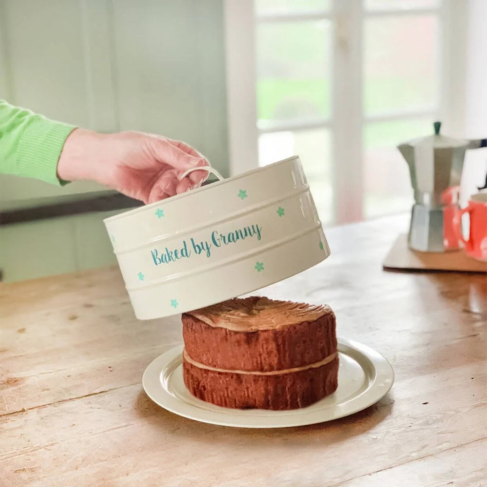 Personalised Cake Tin With Dome Lid