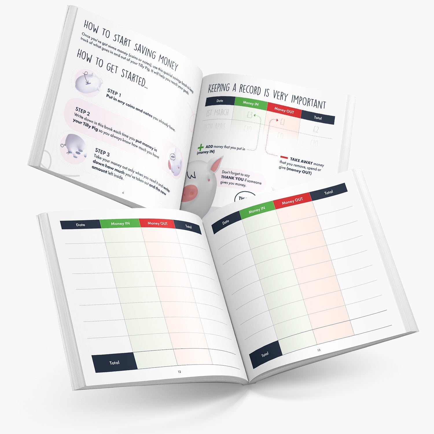 Tilly Pig My First Savings Book