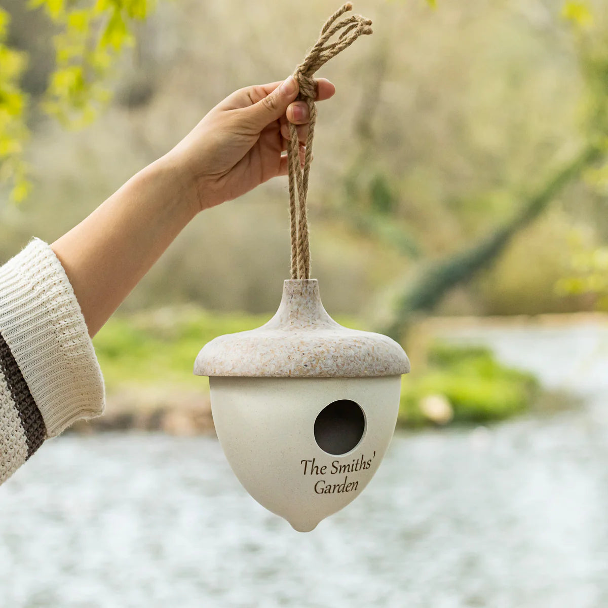 Personalised Acorn Bird House