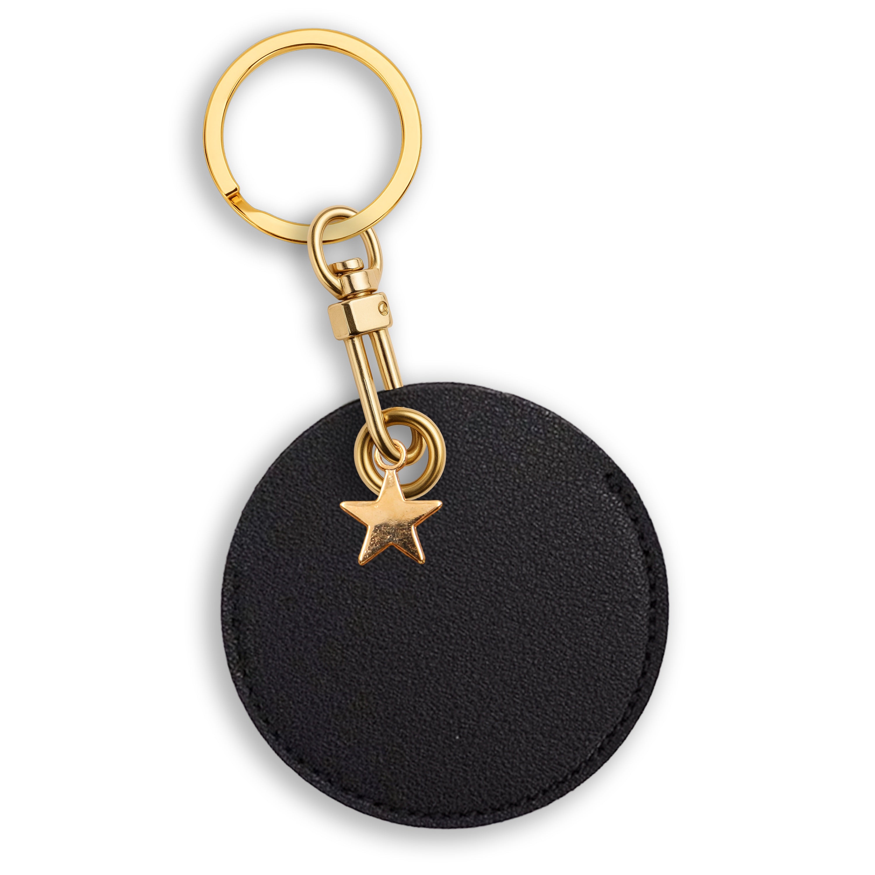 Personalised Vegan Leather Bag Accessory with Charm