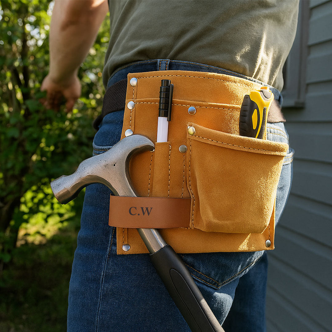 Personalised Leather DIY Tool Belt