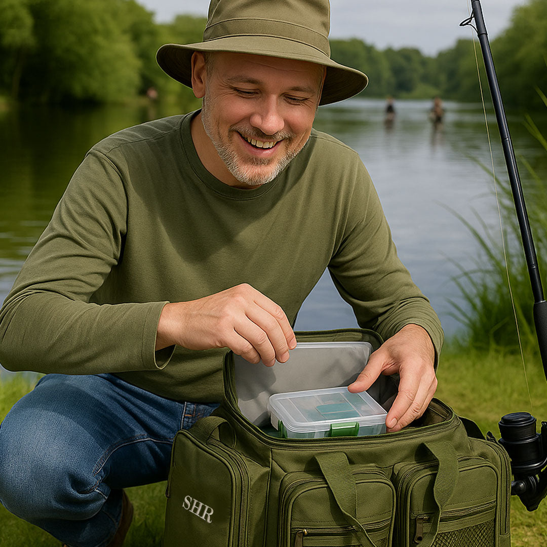 Personalised Fishing Canvas Bag