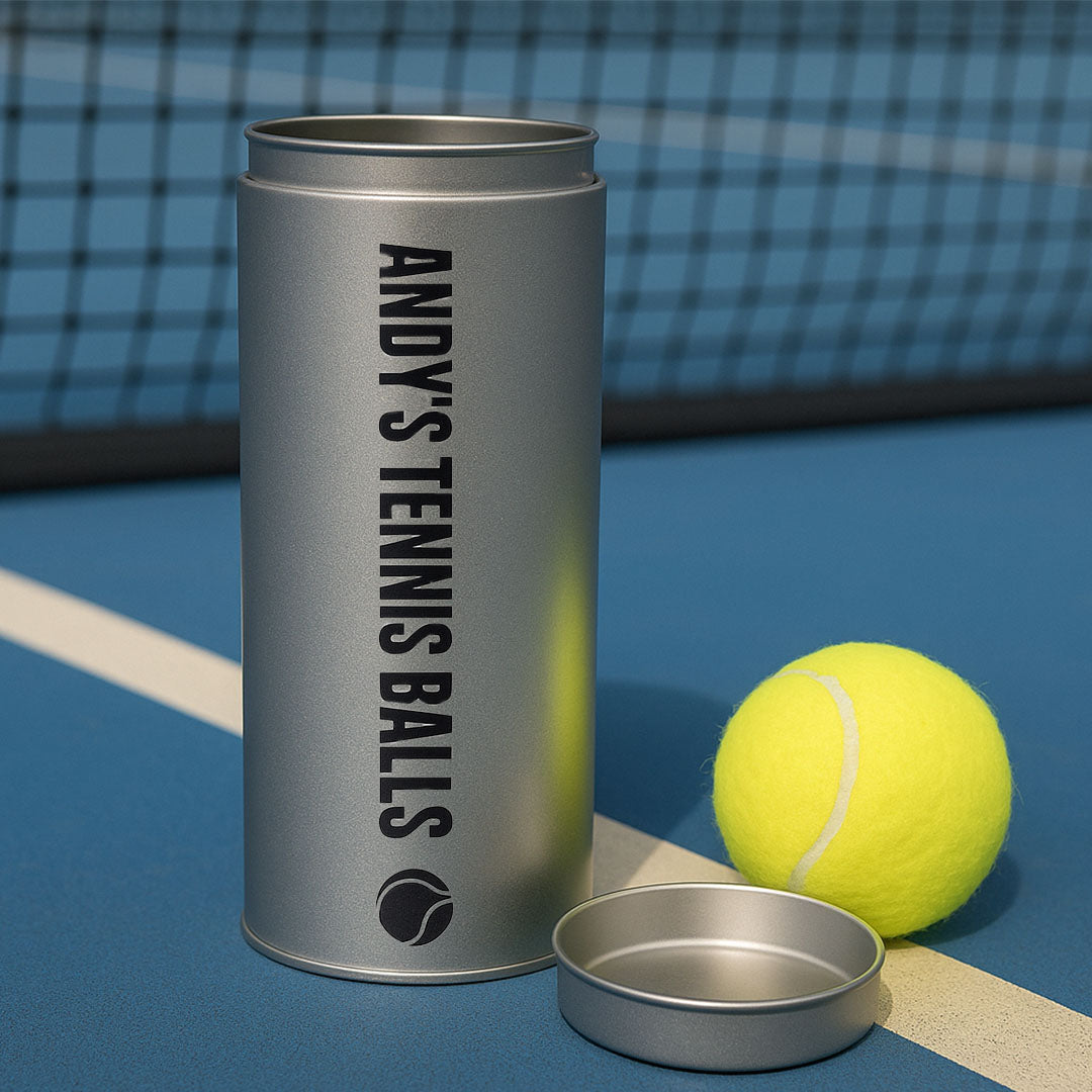 Personalised Tennis Ball Tube