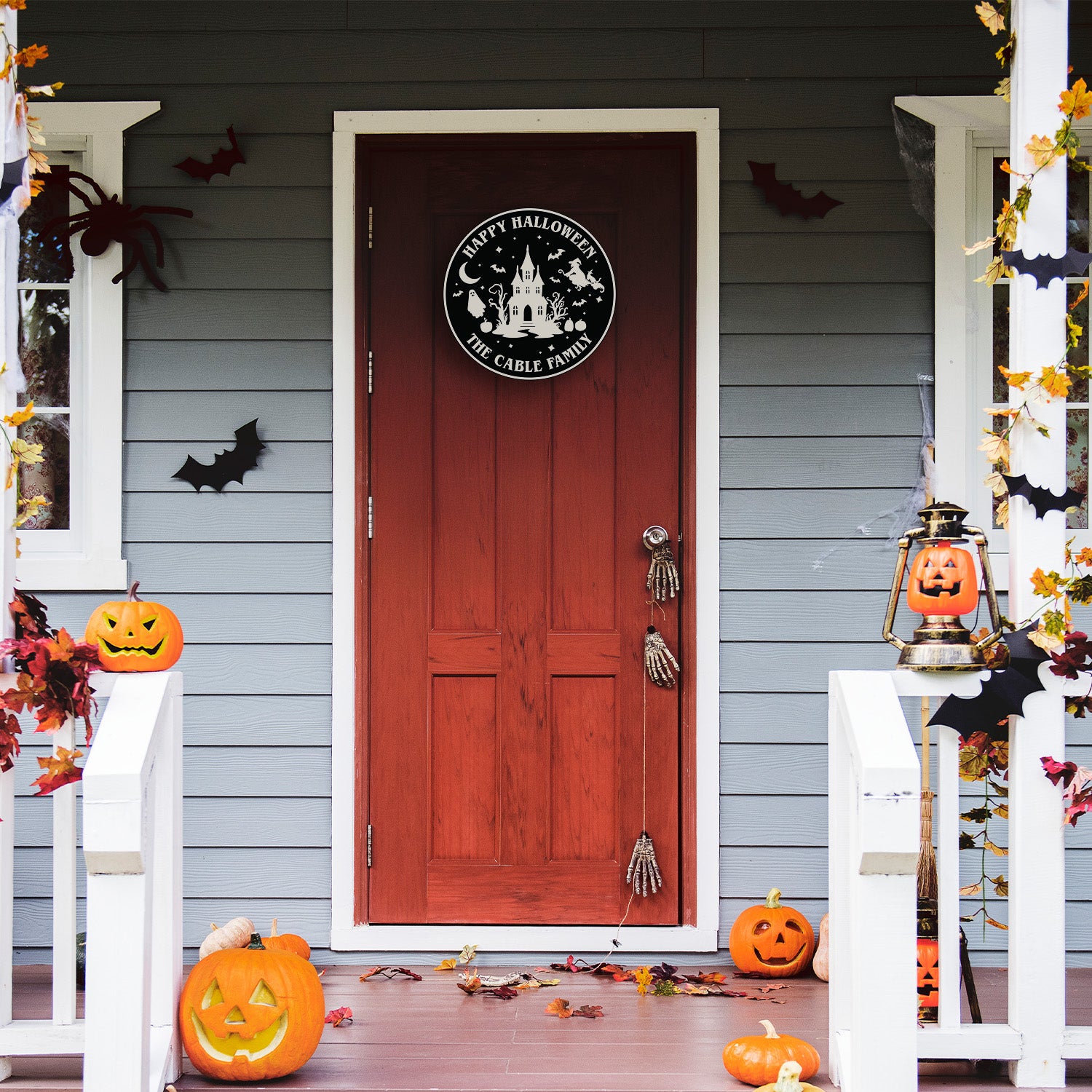 Personalised Halloween Plaque