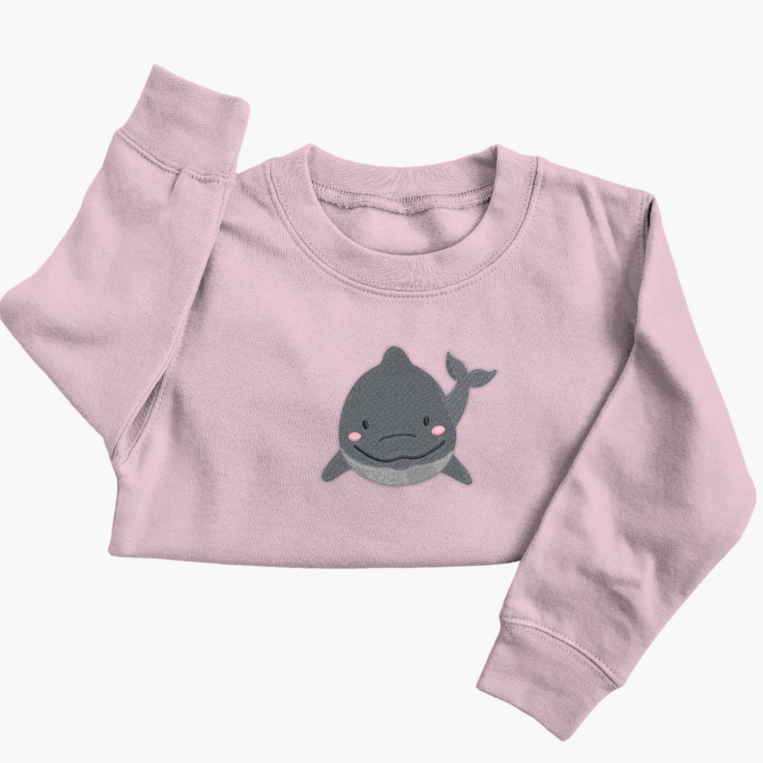 Personalised 'On The Wild Side' Embroidered Children's Dolphin Jumper