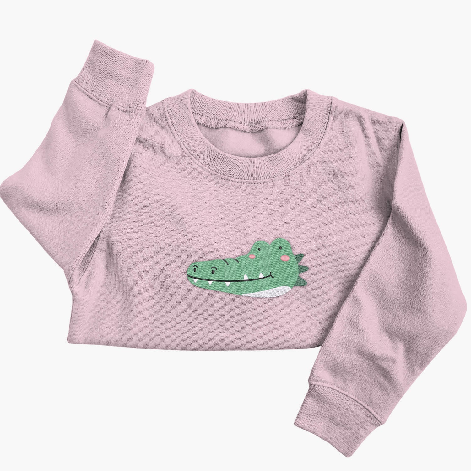 Personalised 'On The Wild Side' Embroidered Children's Crocodile Jumper