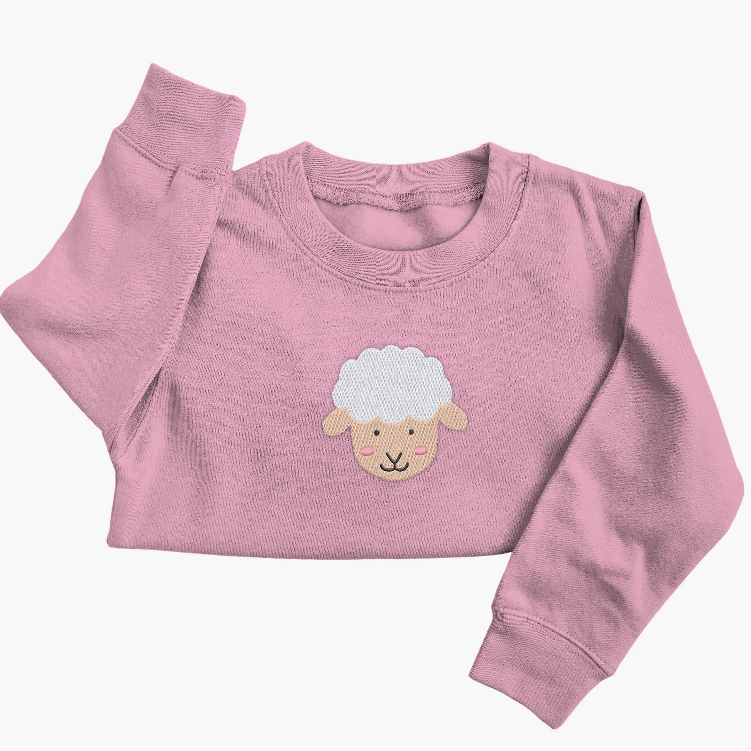 Personalised 'On The Wild Side' Embroidered Children's Sheep Jumper