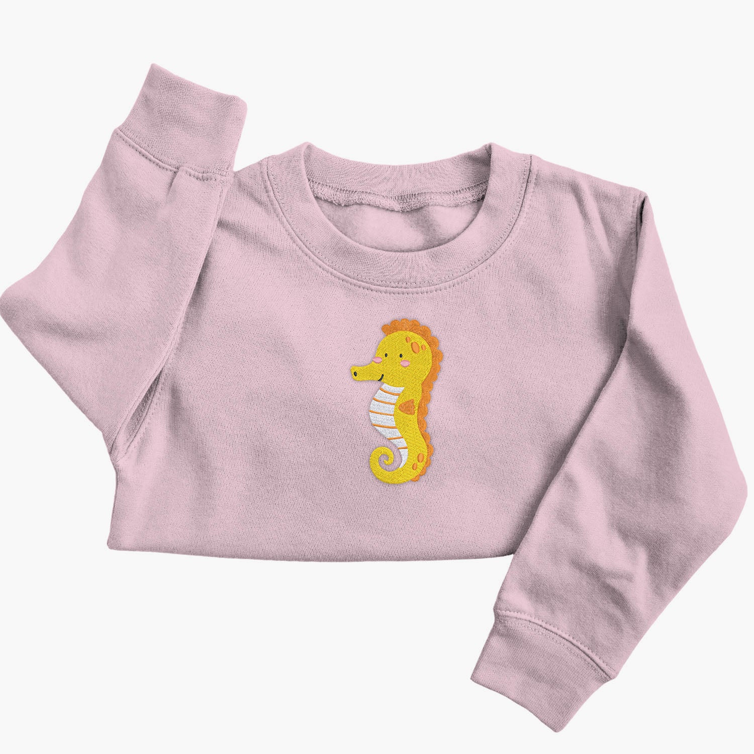 Personalised 'On The Wild Side' Embroidered Children's Seahorse Jumper