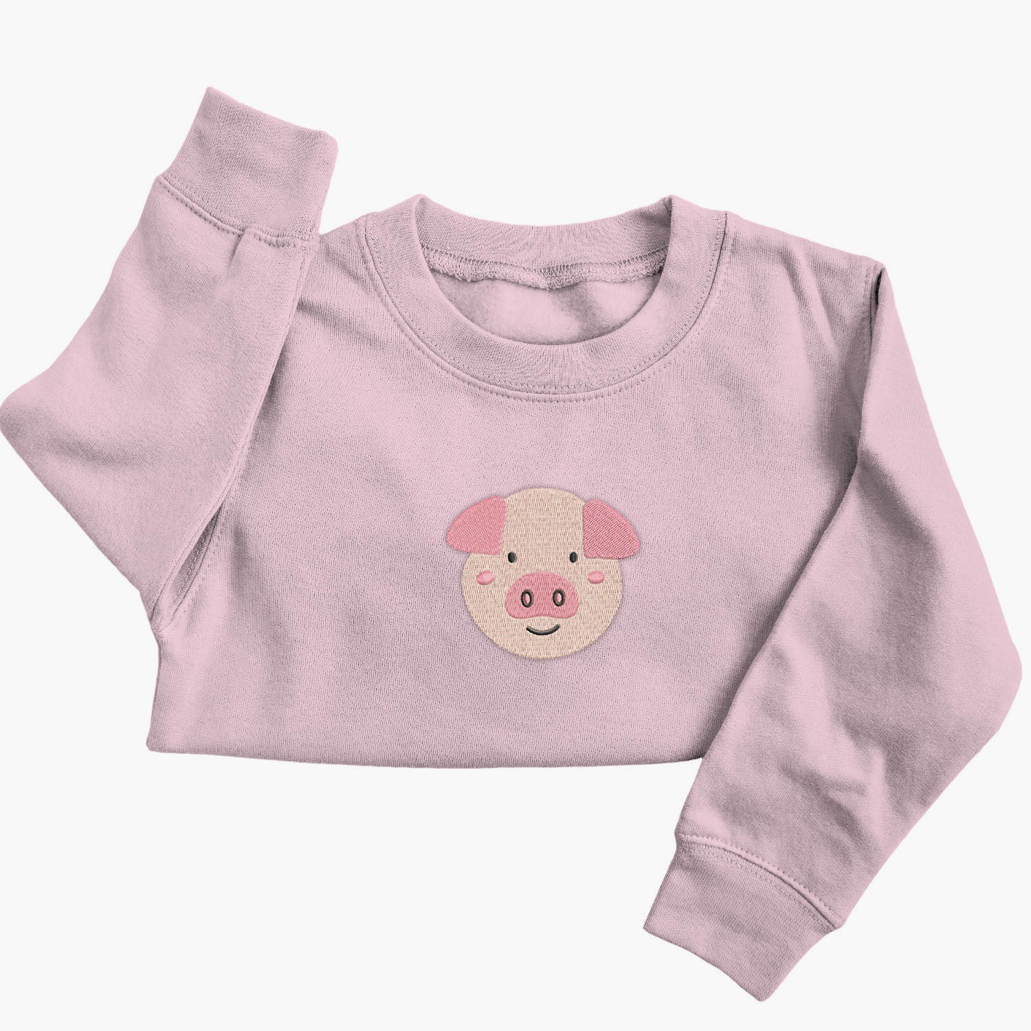 Personalised 'On The Wild Side' Embroidered Children's Pig Jumper