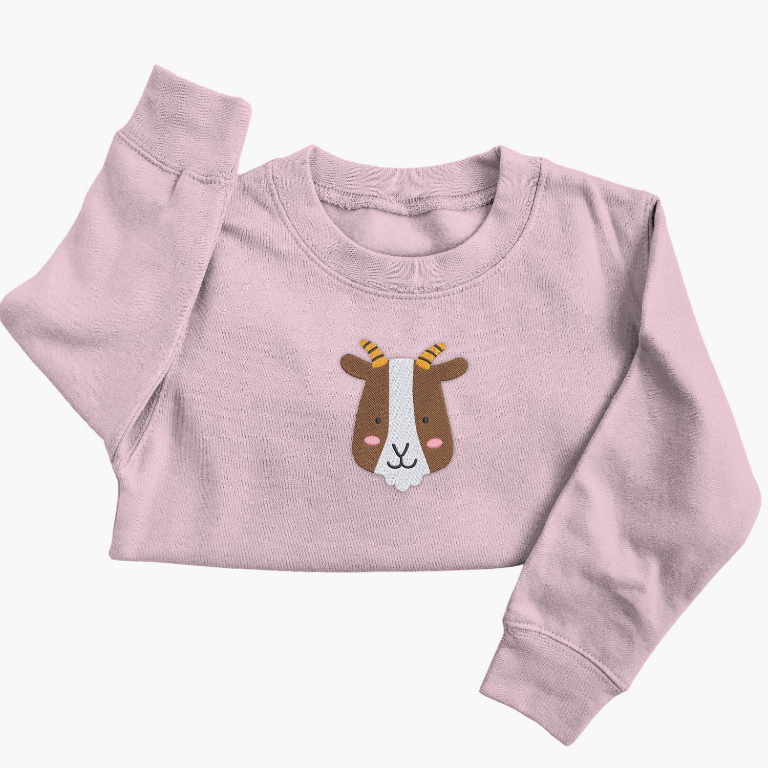 Personalised 'On The Wild Side' Embroidered Children's Goat Jumper