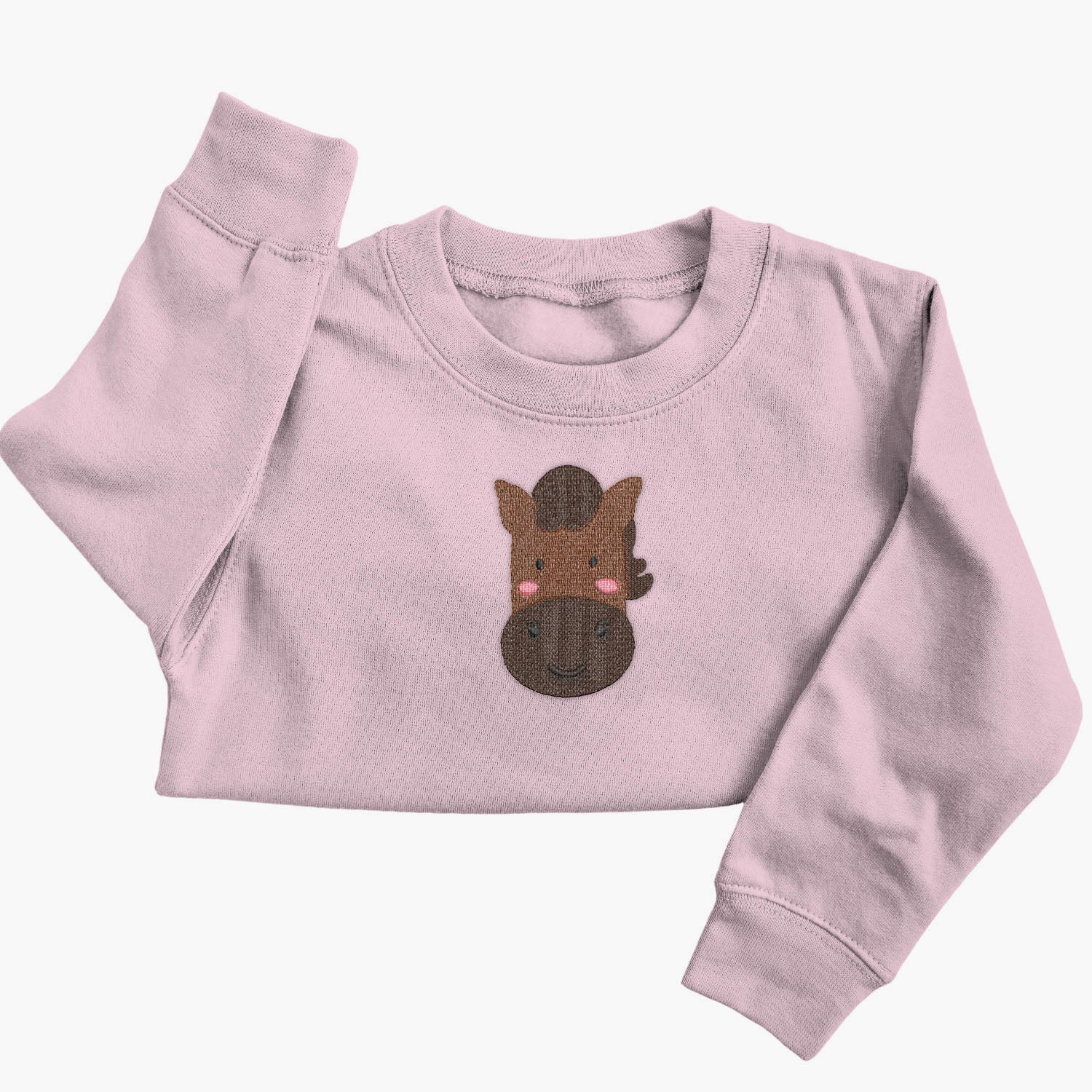 Personalised 'On The Wild Side' Embroidered Children's Horse Jumper
