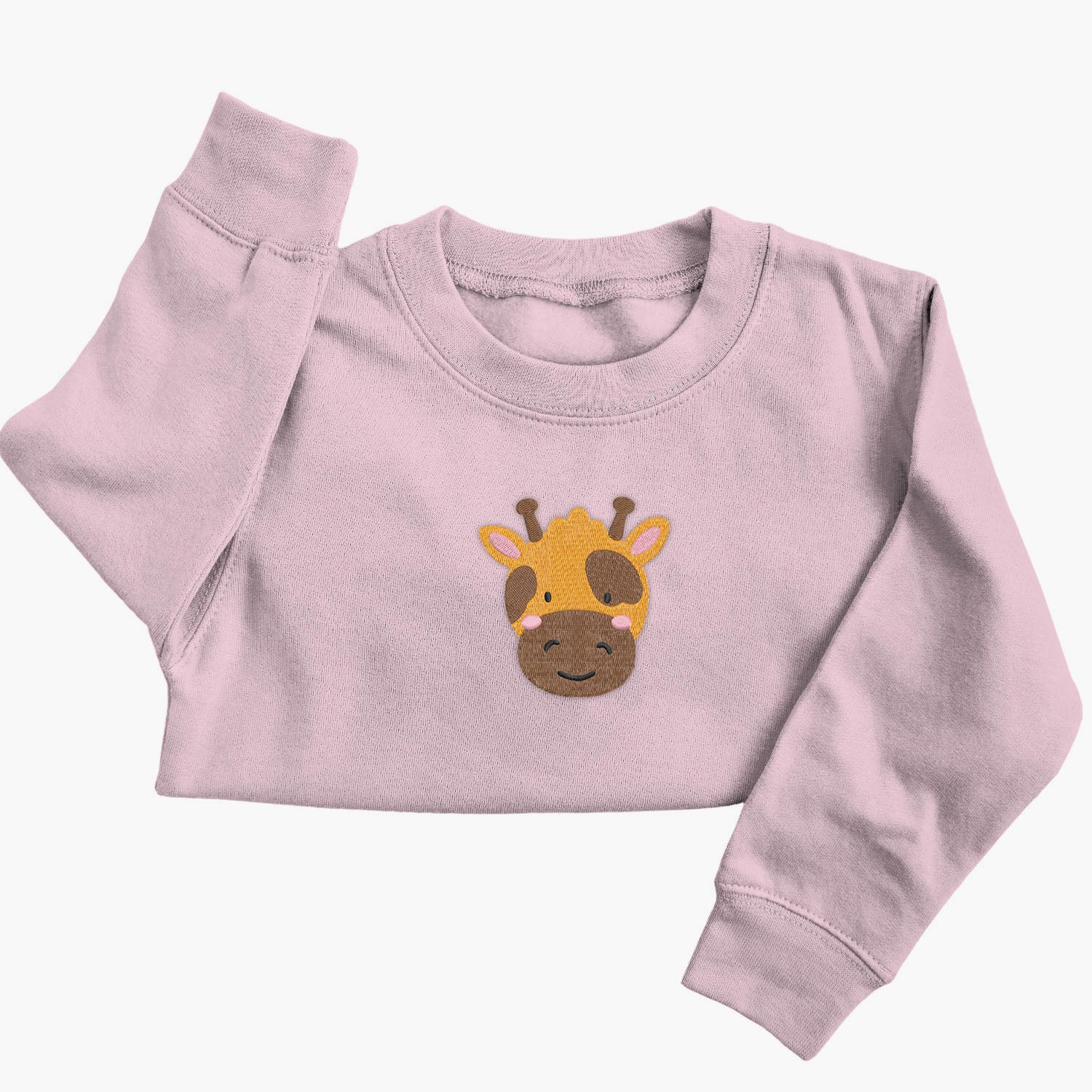 Personalised 'On The Wild Side' Embroidered Children's Giraffe Jumper