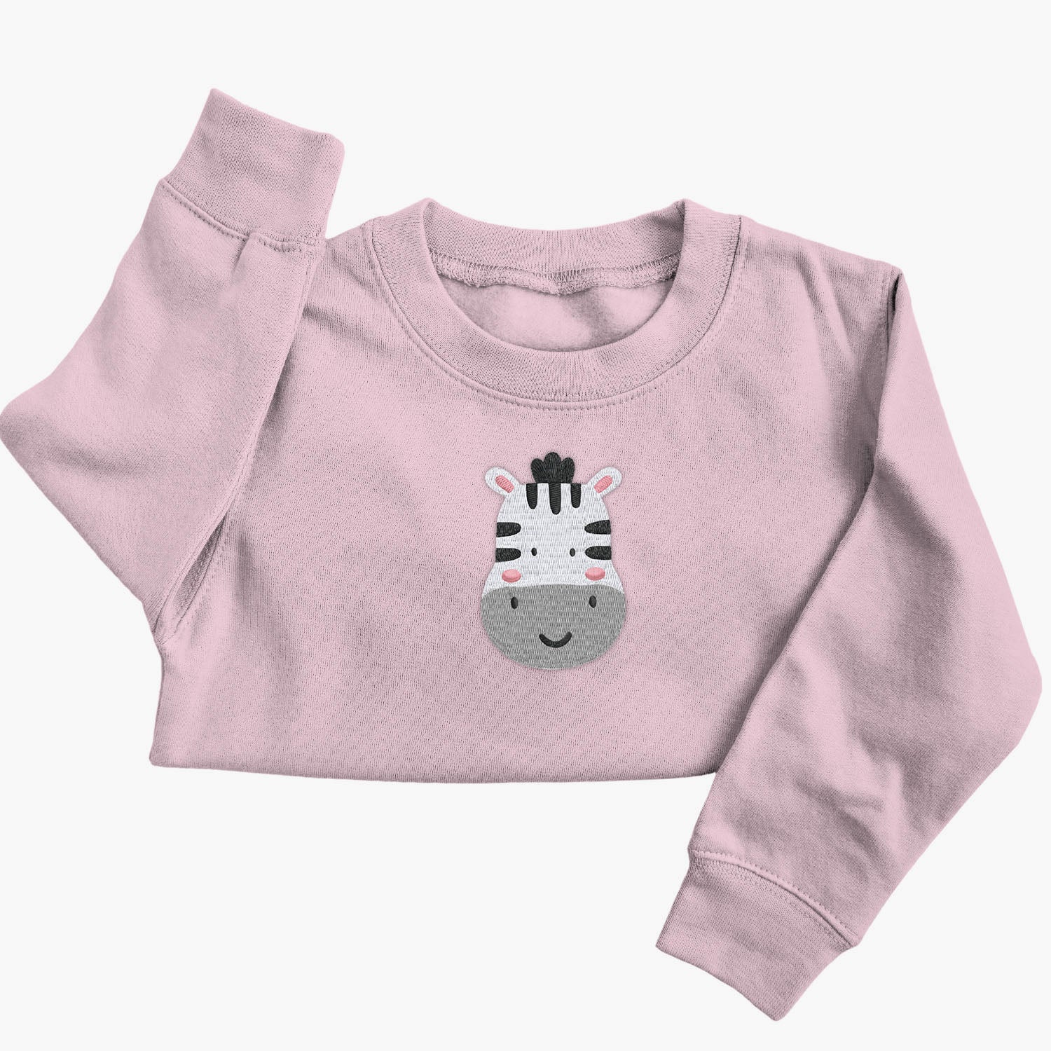 Personalised 'On The Wild Side' Embroidered Children's Zebra Jumper