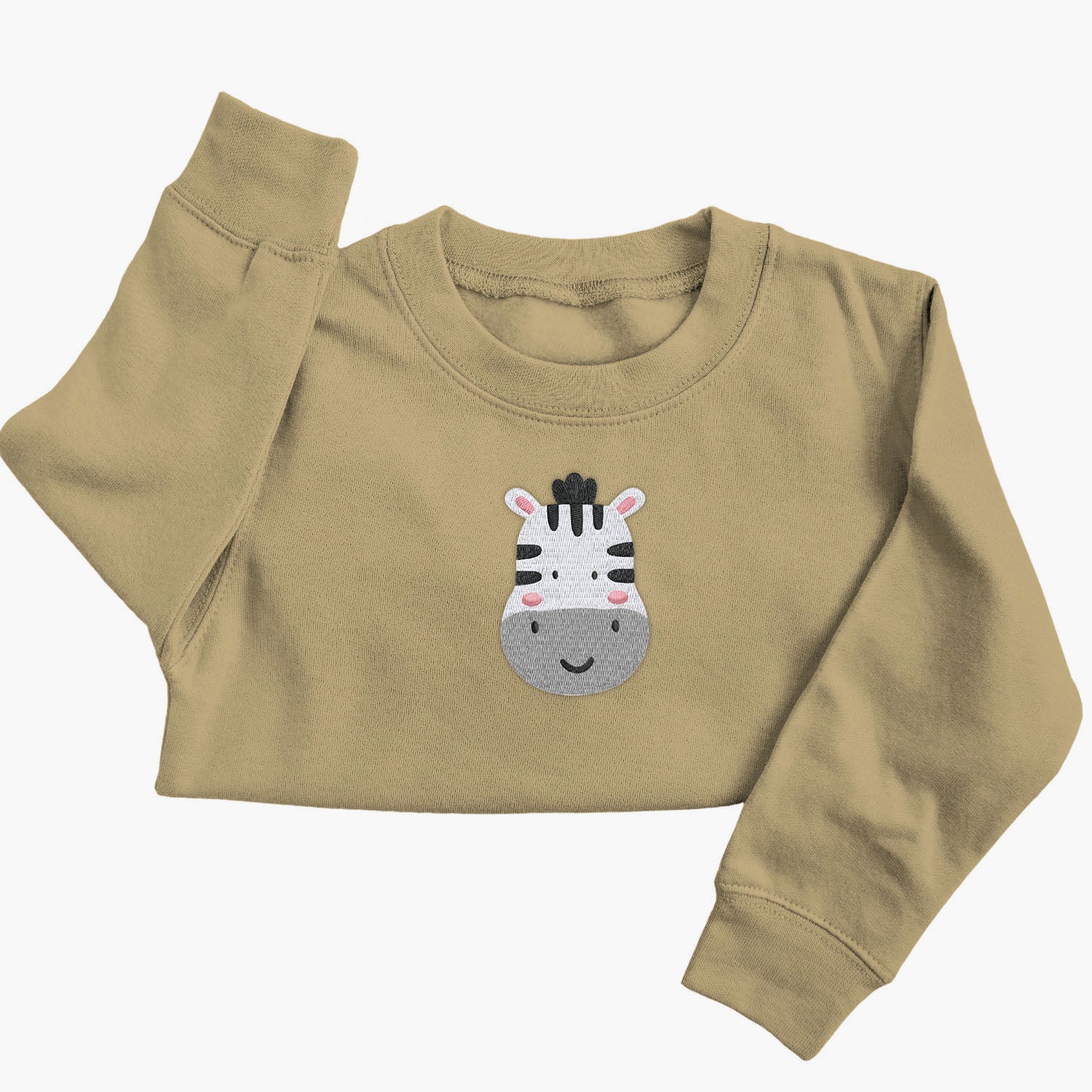 Personalised 'On The Wild Side' Embroidered Children's Zebra Jumper