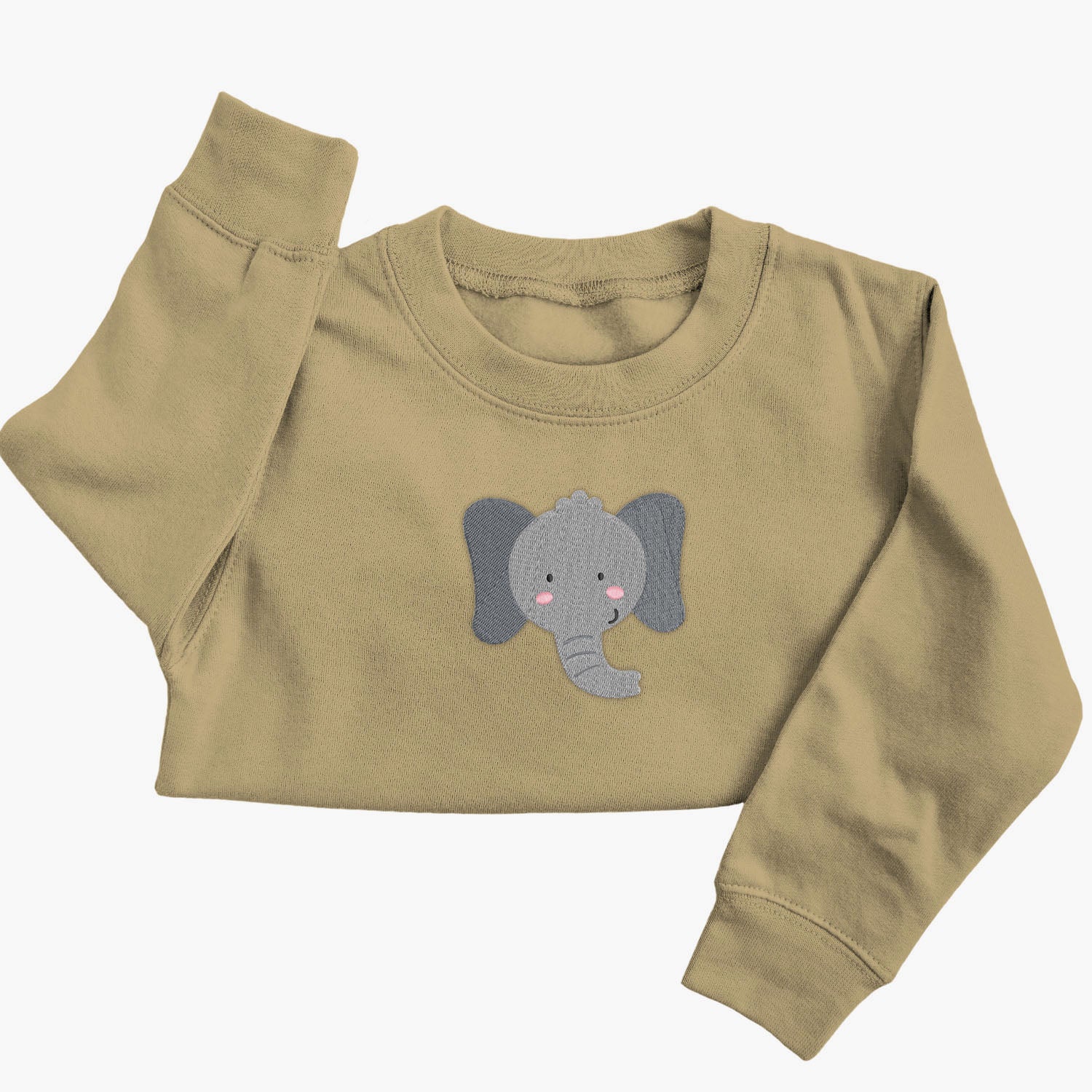 Personalised 'On The Wild Side' Embroidered Children's Elephant Jumper