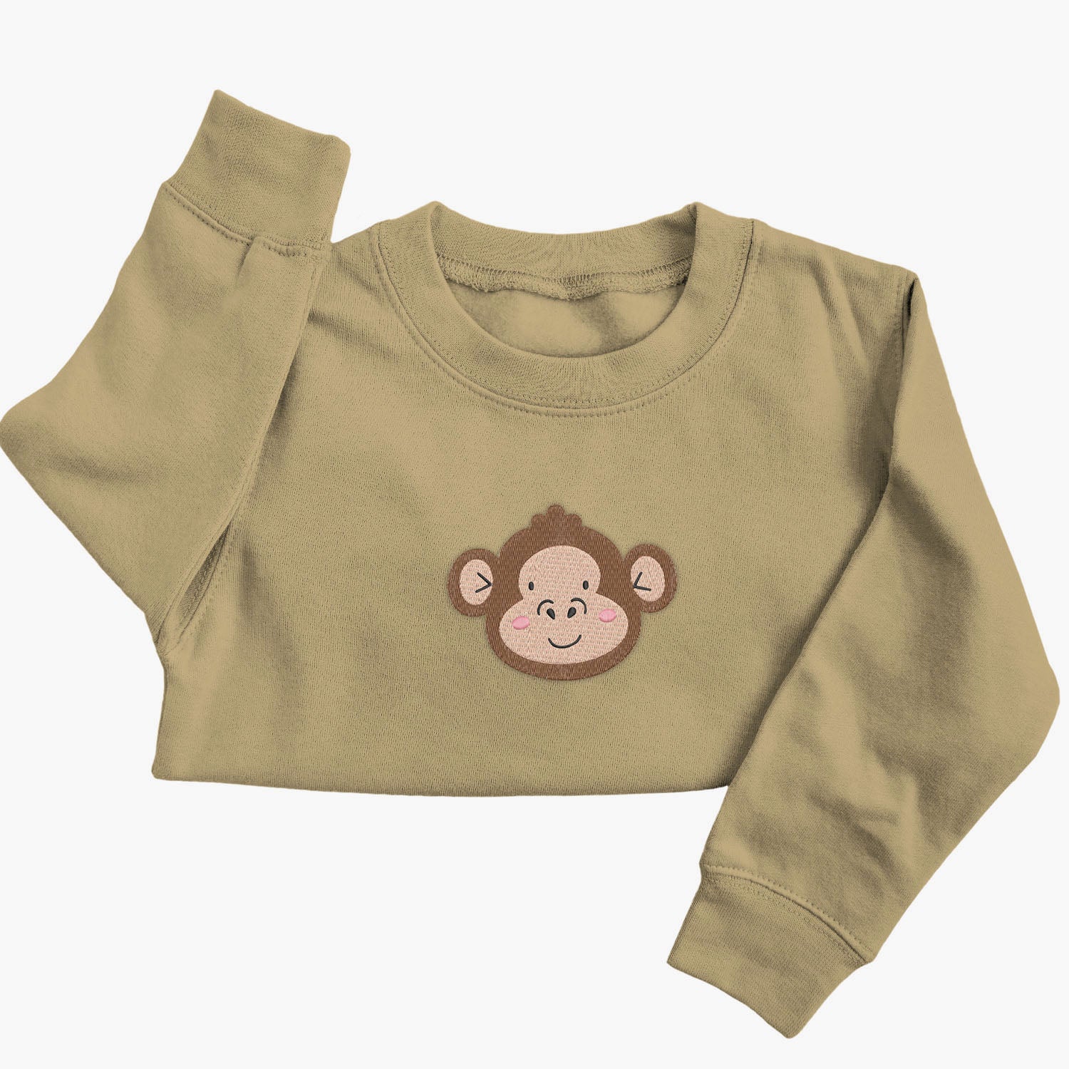 Personalised 'On The Wild Side' Embroidered Children's Monkey Jumper