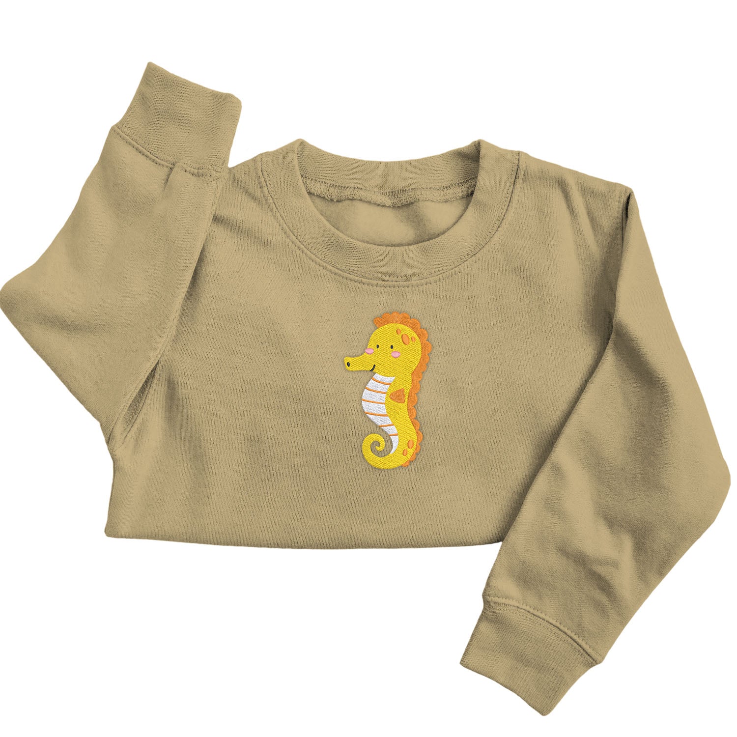 Personalised 'On The Wild Side' Embroidered Children's Seahorse Jumper