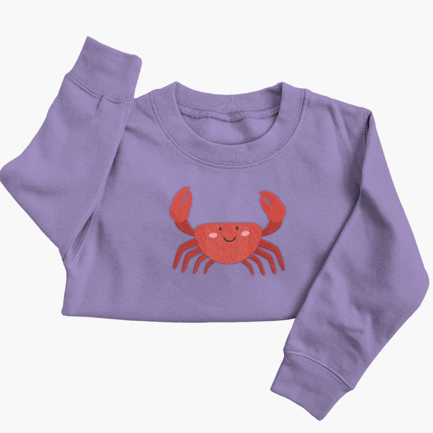 Personalised 'On The Wild Side' Embroidered Children's Crab Jumper