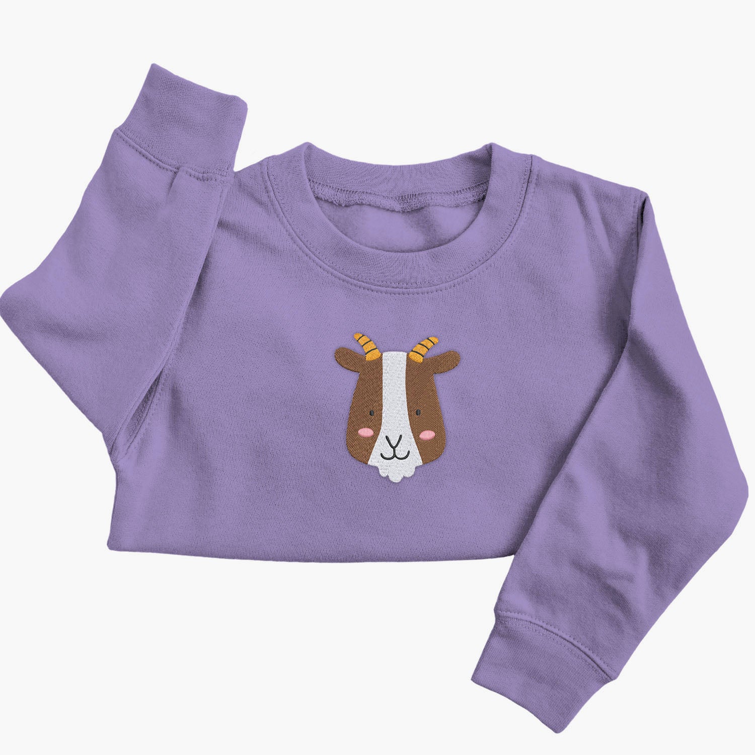 Personalised 'On The Wild Side' Embroidered Children's Goat Jumper