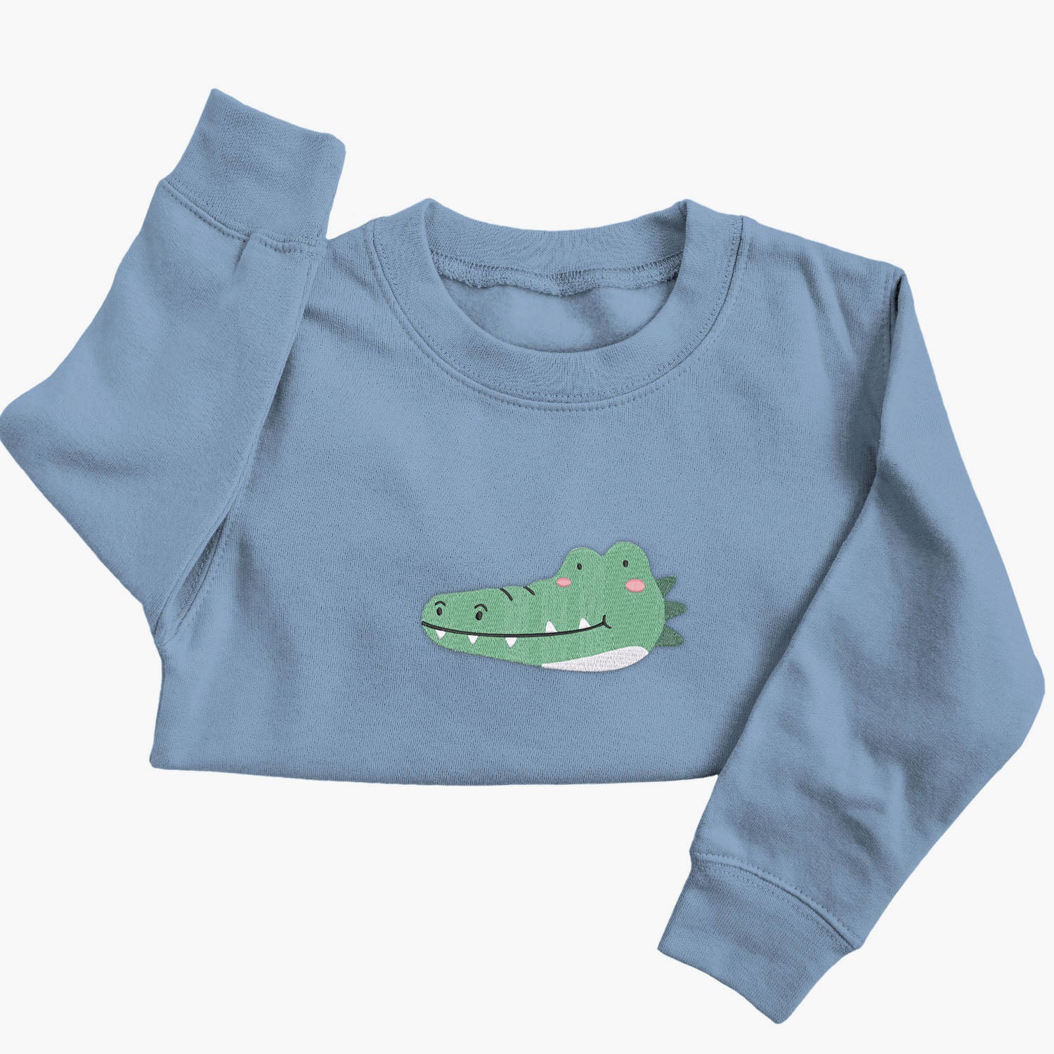 Personalised 'On The Wild Side' Embroidered Children's Crocodile Jumper
