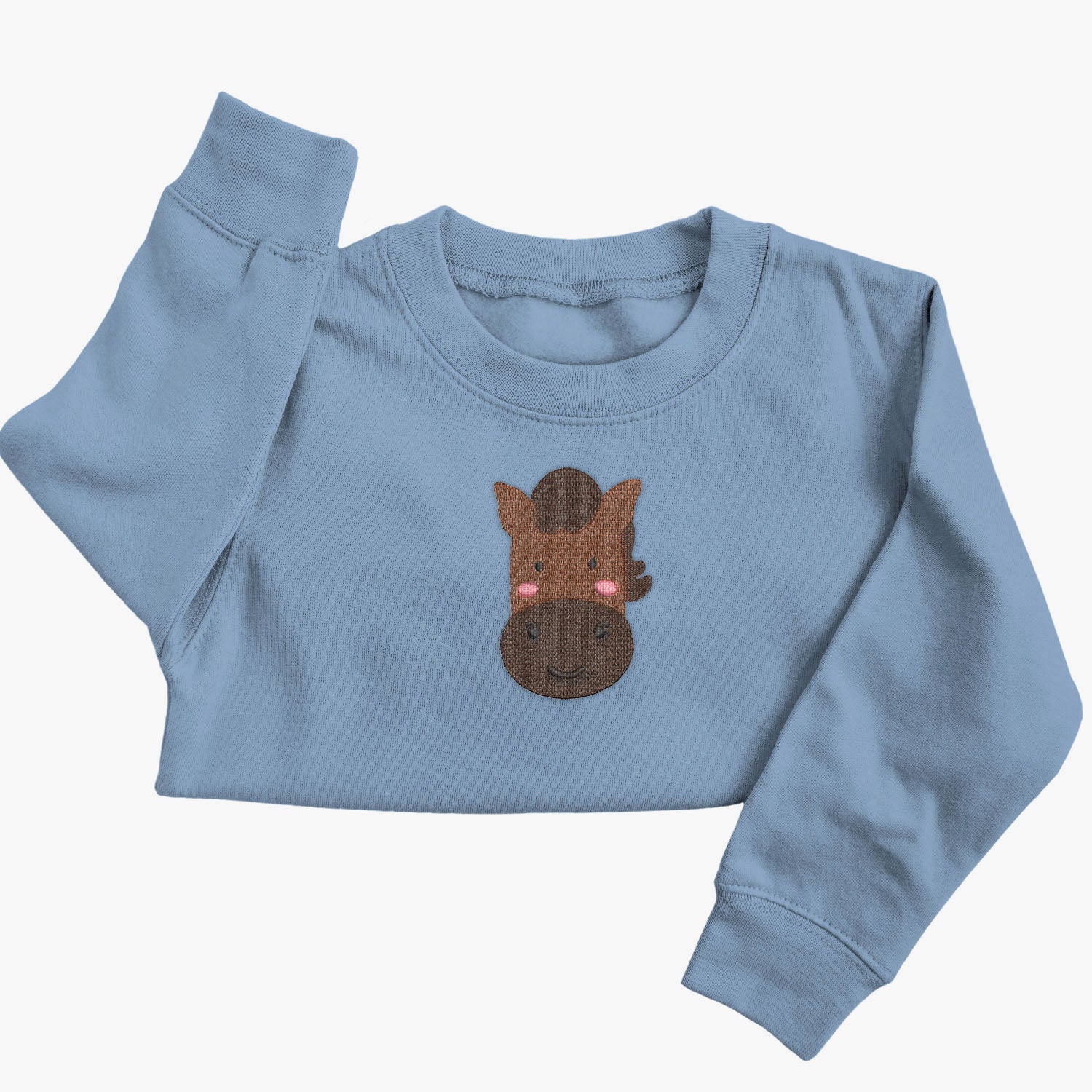 Personalised 'On The Wild Side' Embroidered Children's Horse Jumper