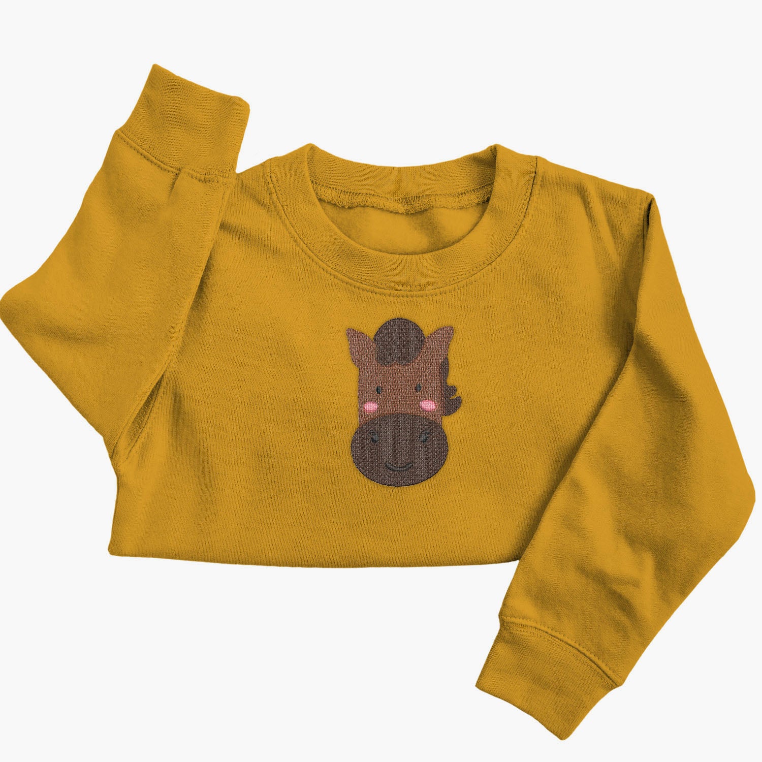 Personalised 'On The Wild Side' Embroidered Children's Horse Jumper