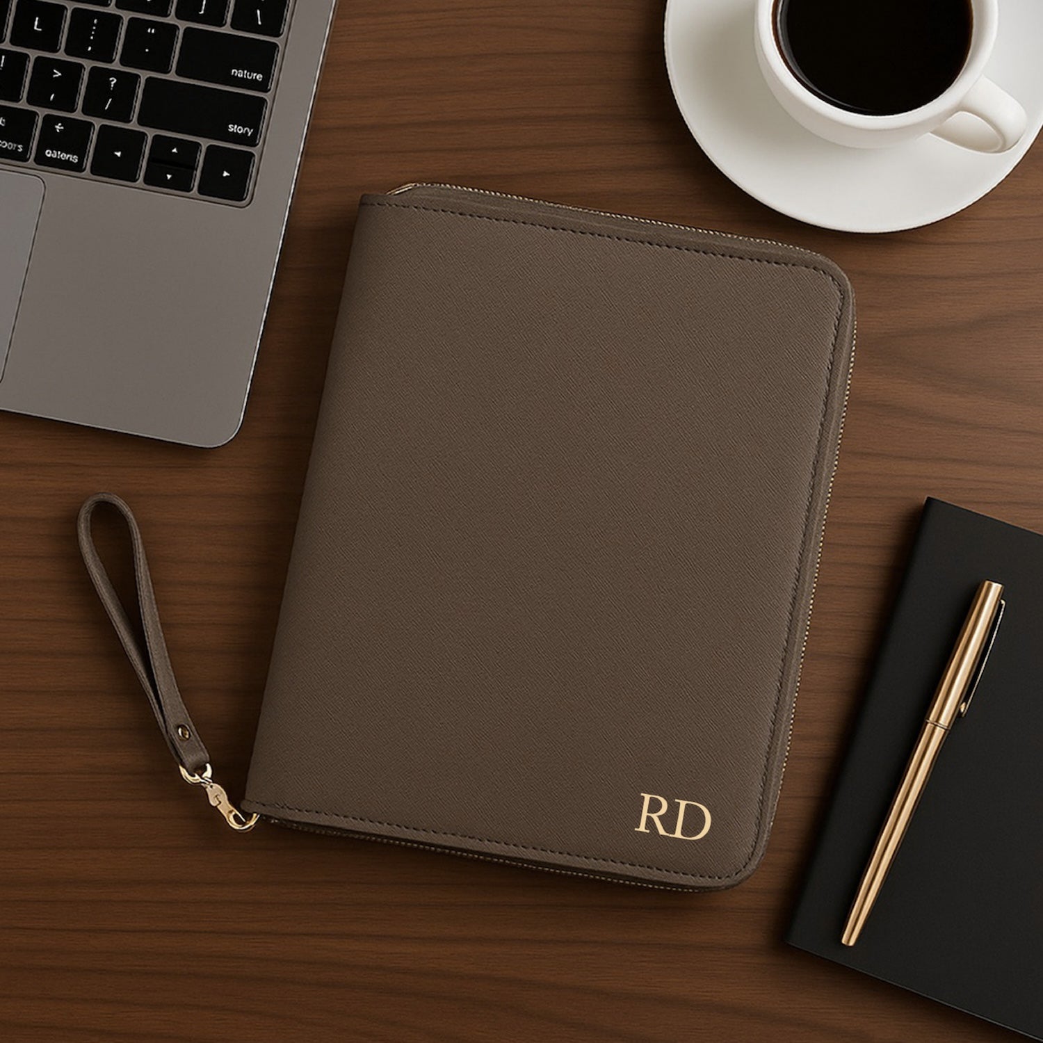 Personalised Faux Leather Travel Documents Folder