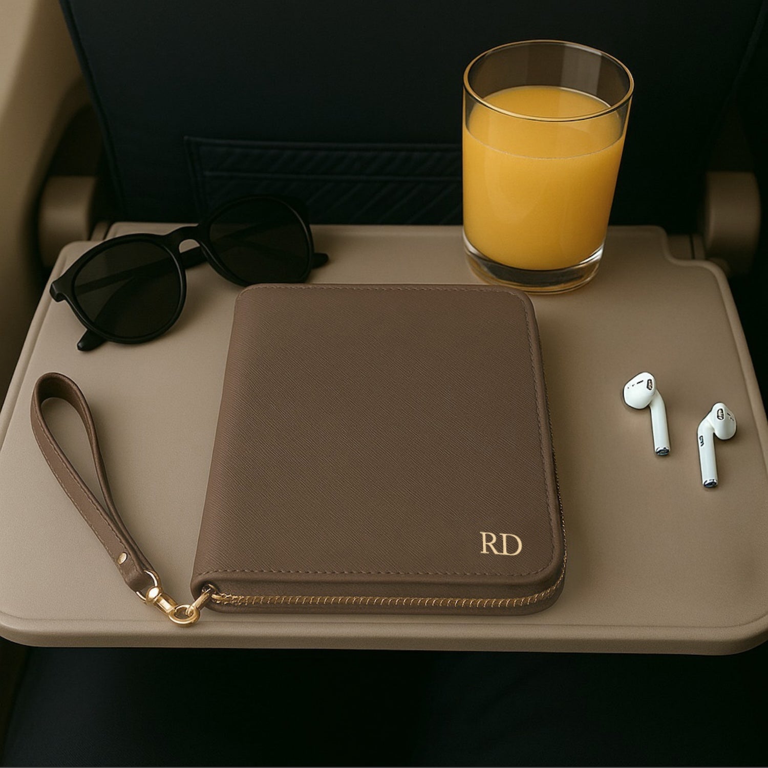 Personalised Faux Leather Travel Documents Folder