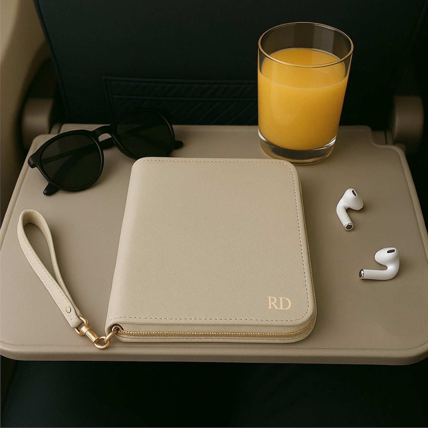 Personalised Faux Leather Travel Documents Folder