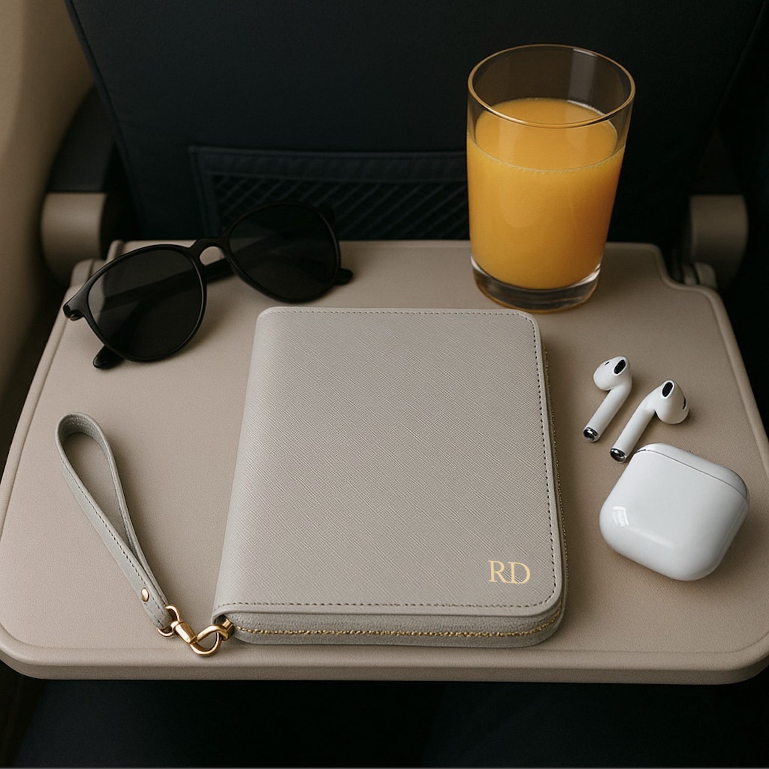 Personalised Faux Leather Travel Documents Folder