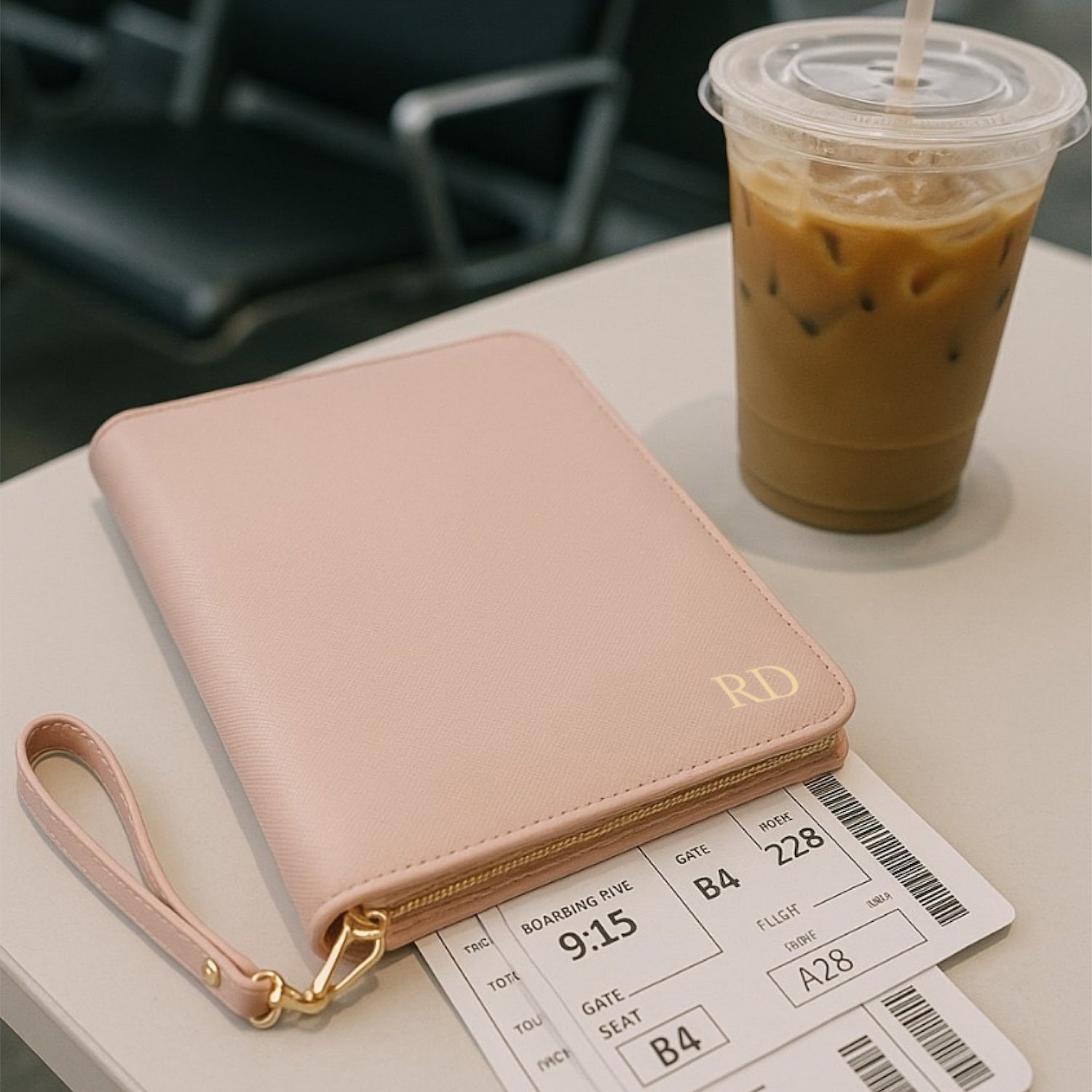 Personalised Faux Leather Travel Documents Folder