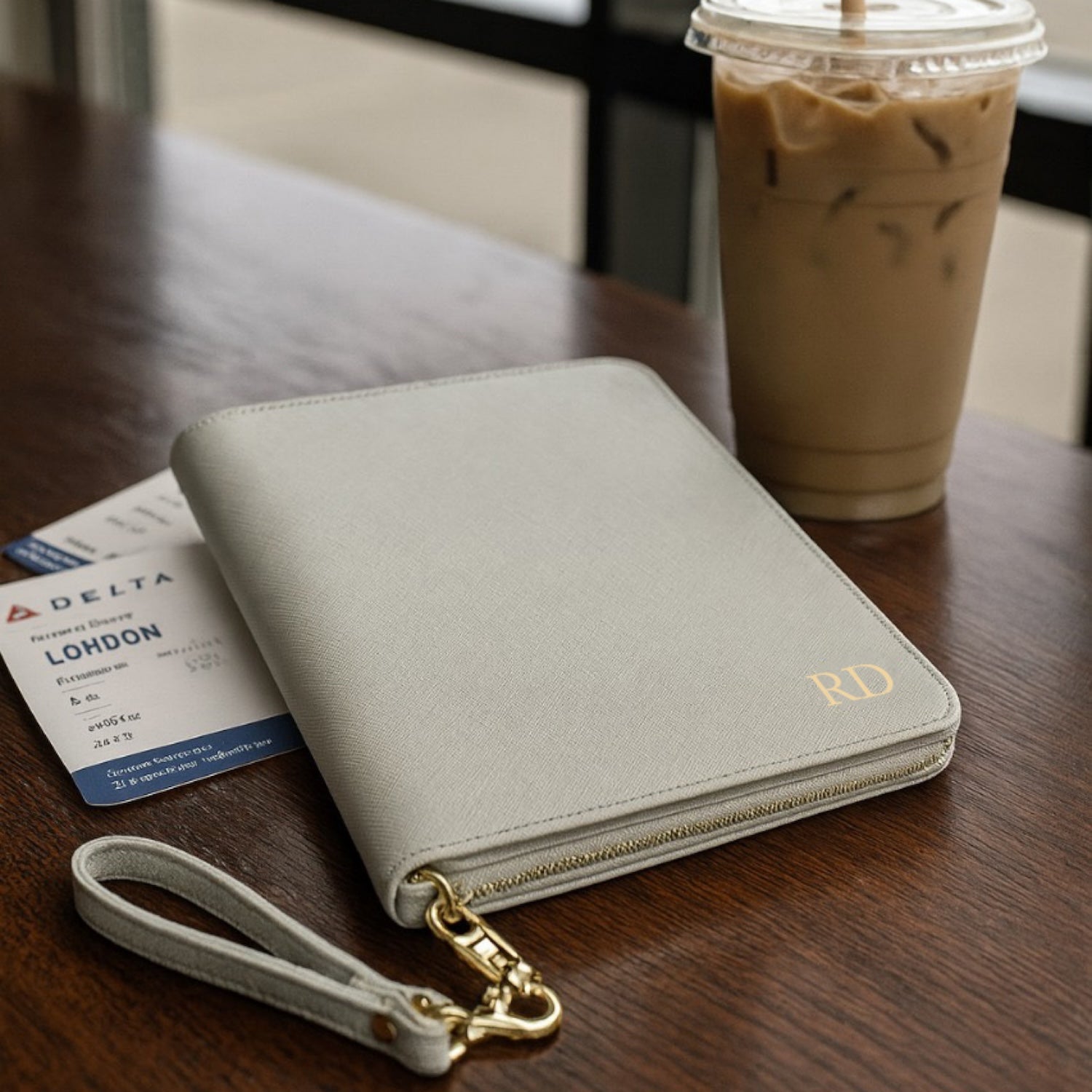 Personalised Faux Leather Travel Documents Folder