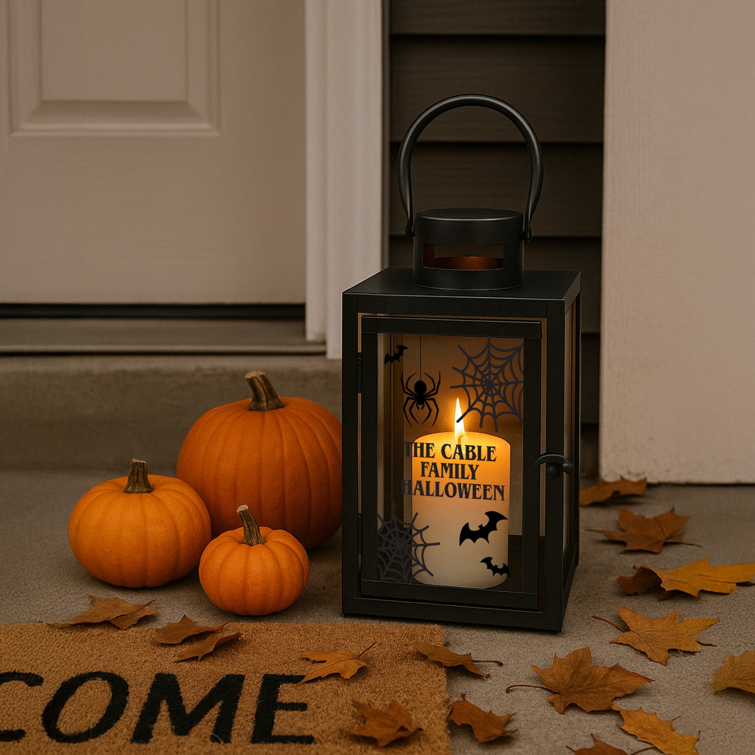 Personalised Spooky Halloween Lantern