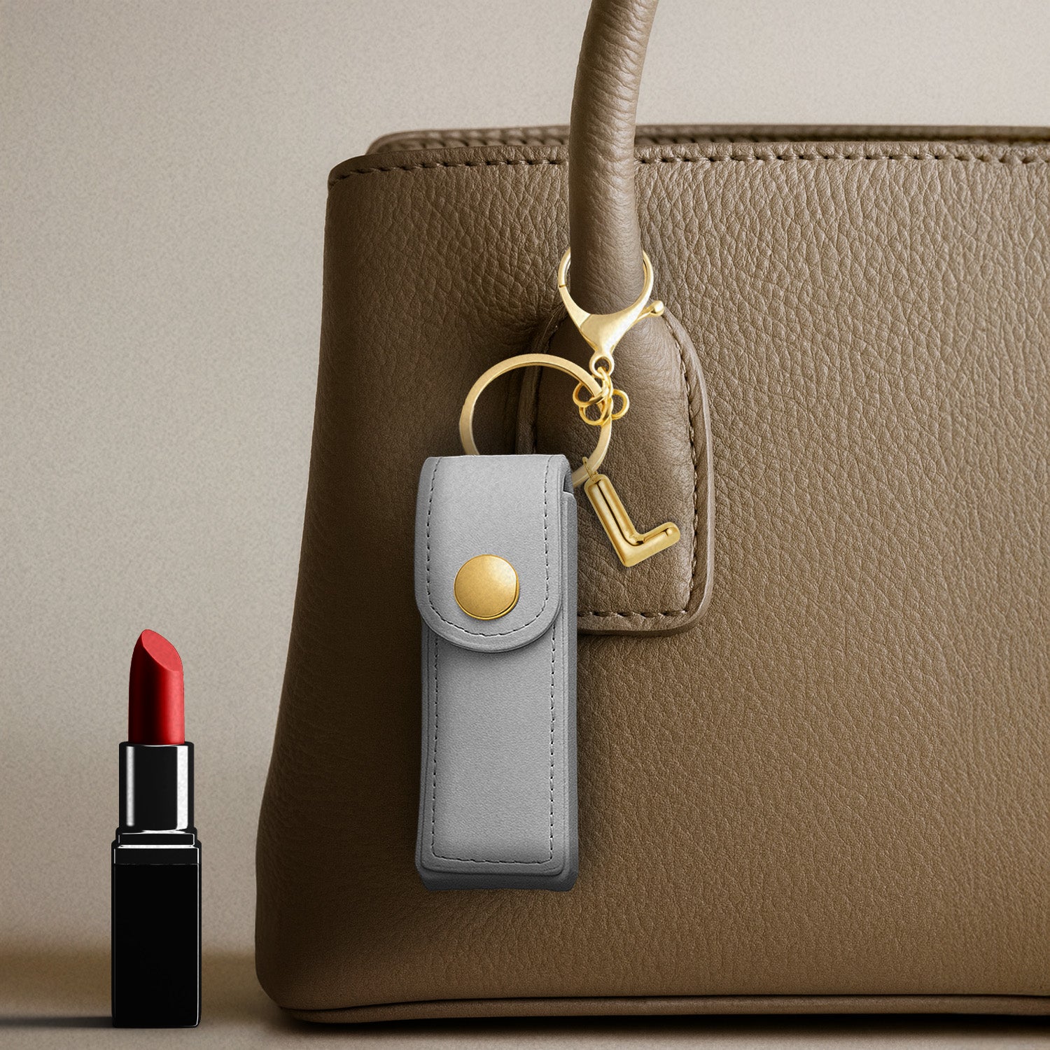 Personalised Vegan Leather Lipstick Case