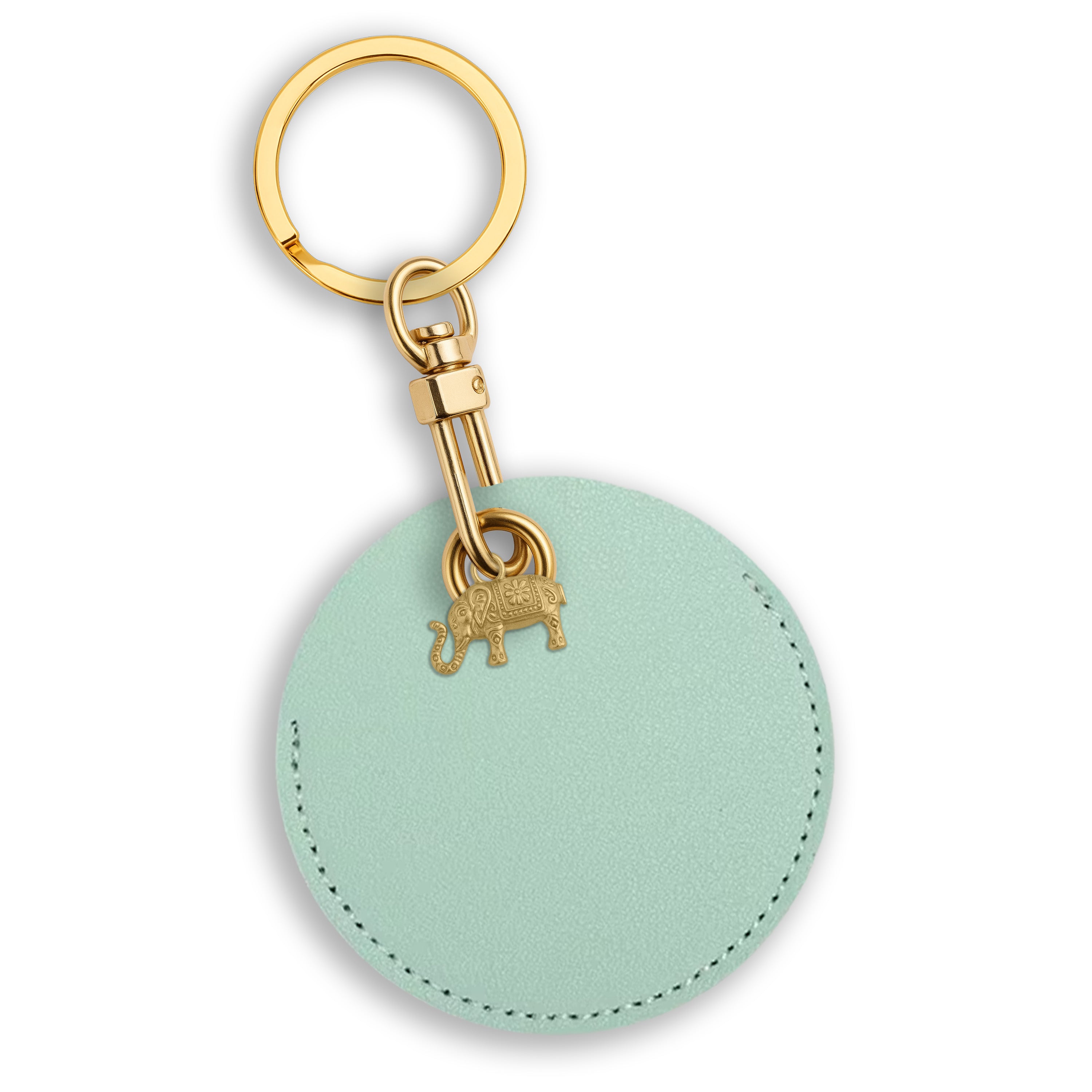 Personalised Vegan Leather Bag Accessory with Charm