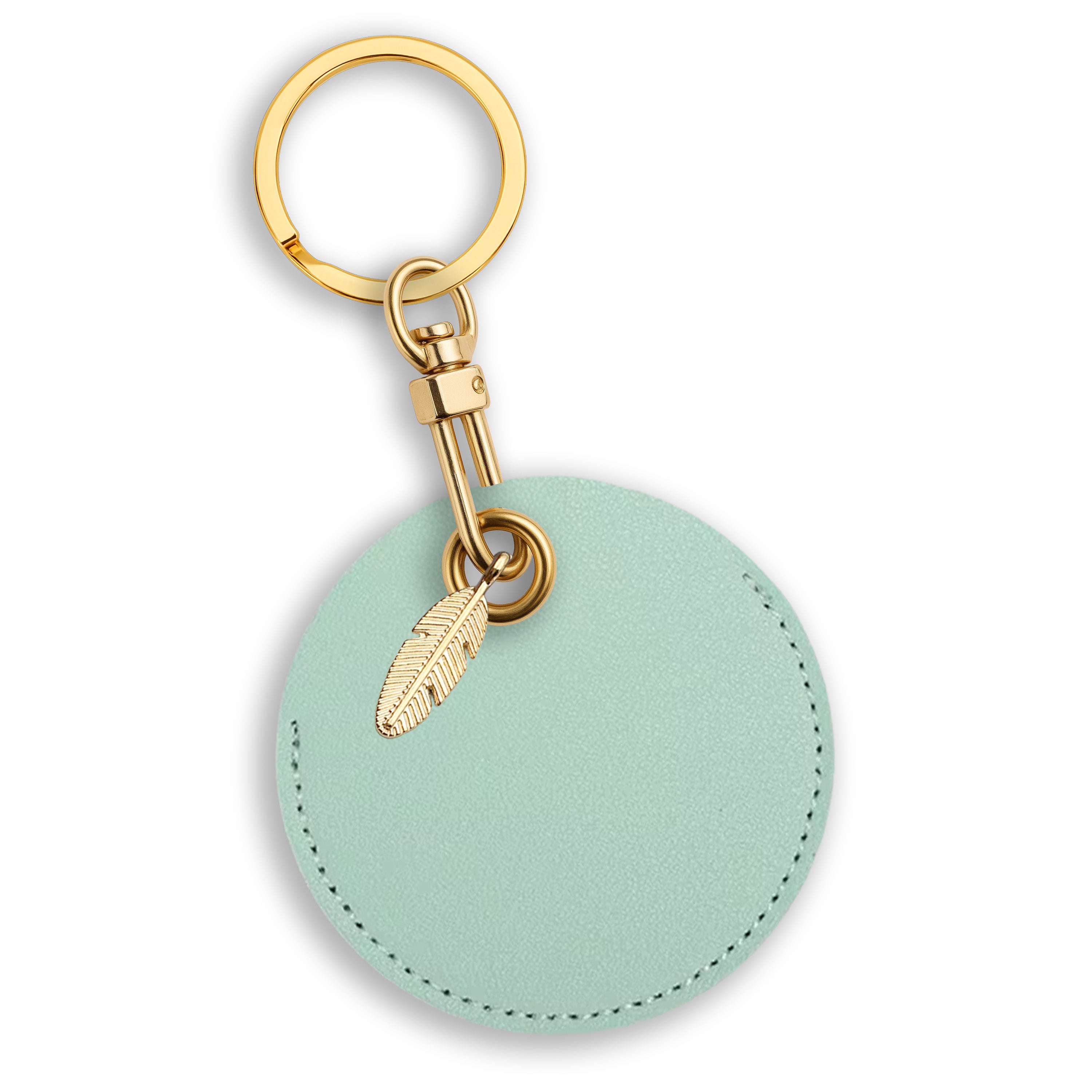 Personalised Vegan Leather Bag Accessory with Charm