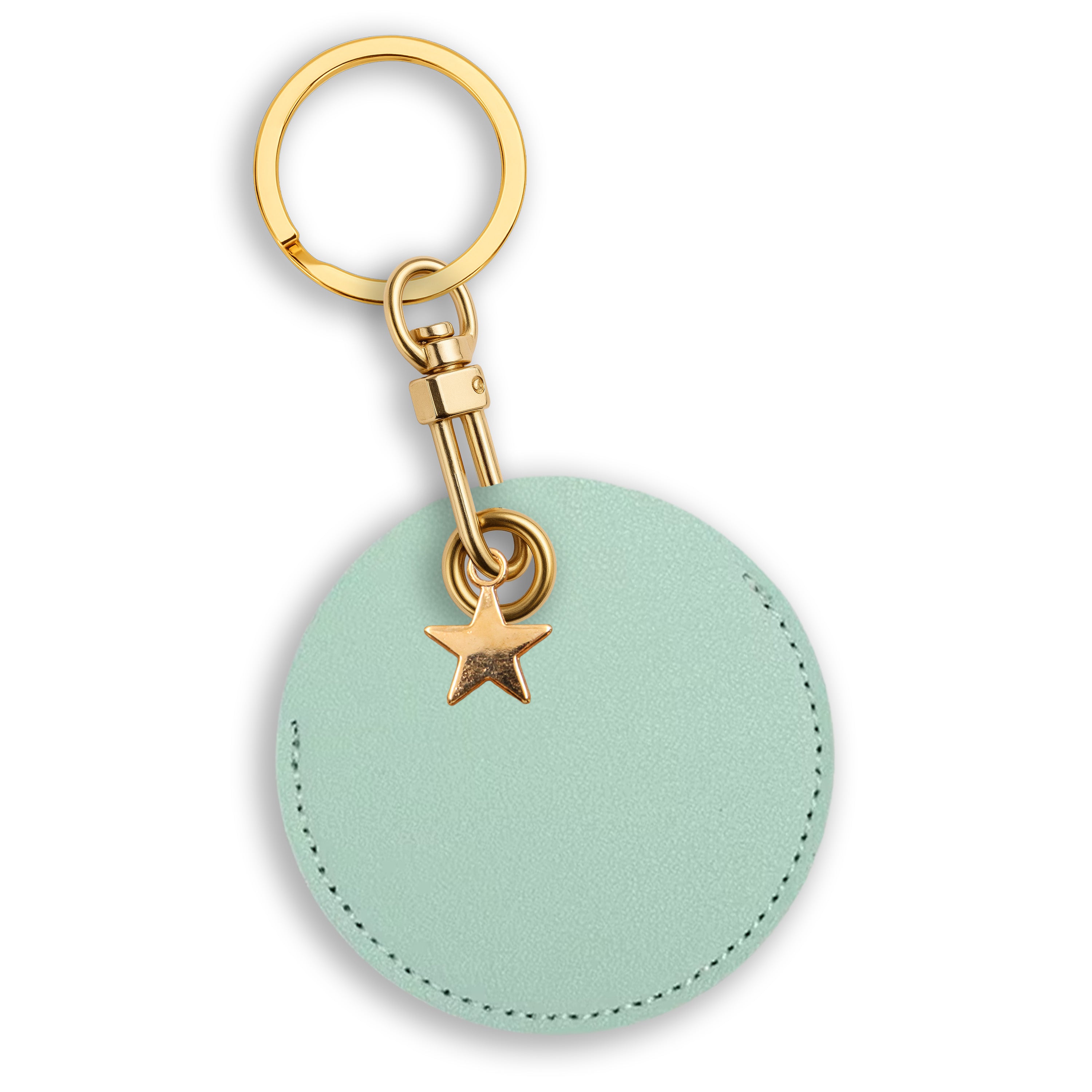 Personalised Vegan Leather Bag Accessory with Charm