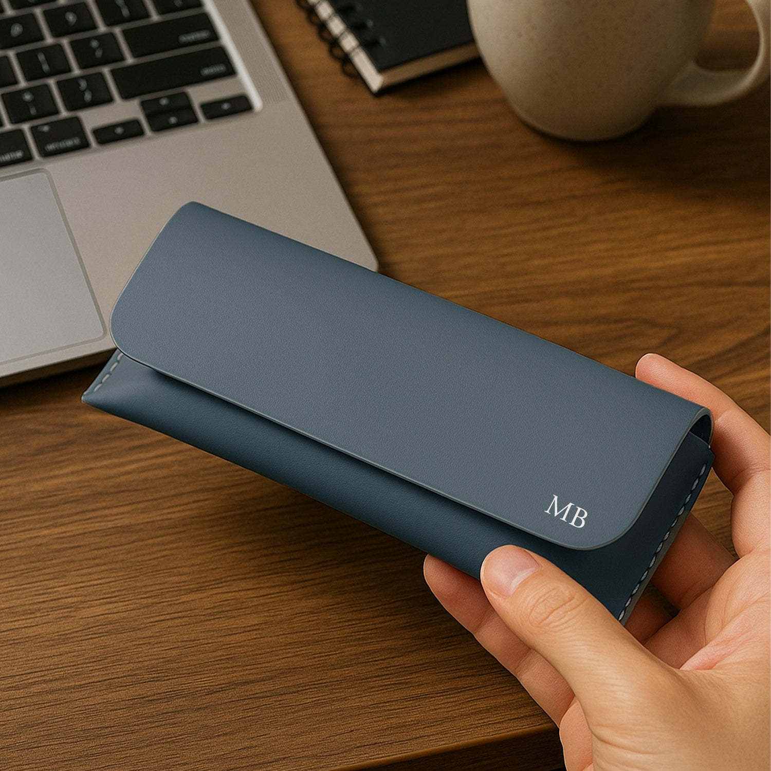 Personalised Vegan Leather Sunglasses Case